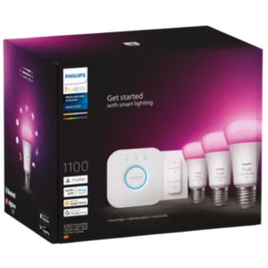 Philips Hue Starter kit WCA 3 E27 bulb, Dimmer switch + Bridge - Billede 2