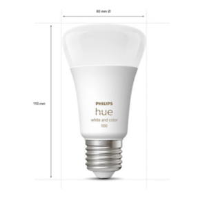 Philips Hue Starter kit WCA 3 E27 bulb, Dimmer switch + Bridge - Billede 3