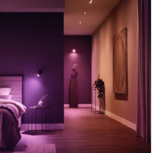 Philips Hue White and Color Ambiance kit 3 pære GU10 med bridge og Dimmer switch - Billede 3