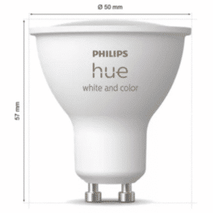 Philips Hue White and Color Ambiance kit 3 pære GU10 med bridge og Dimmer switch - Billede 4