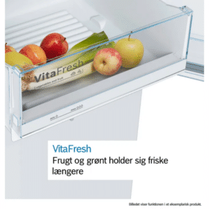 Bosch KGC36VIEAS - Serie 4 - Energi E - 186x60 Fritstående køle/fryseskab - NoFrost - Børstet stål - På lager igen 20/1 2025 - Billede 8