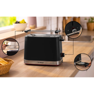 Bosch TAT4M223 Brødrister sort - Billede 2