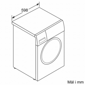 Bosch WGG244Z0SN vaskemaskine - Serie 6 -1400 o/min - 9kg - Energi A - Image 10