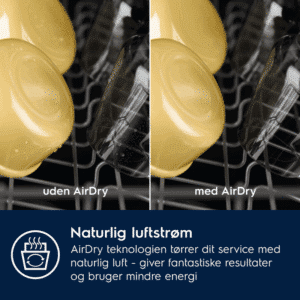 Electrolux ESA22100SW Serie 300 Opvaskemaskine - 45cm - 47 dB - Bestikkurv - Energi F - Airdry -Hvid - Billede 8