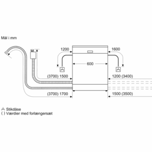 Siemens SX75ZX07CE - Integreret opvaskemaskine XXL - IQ500 - 40dB - Bestikbakke - Indvendigt lys - Wifi - 50/60 Hz - Billede 22