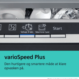 Siemens IQ500 SN15ES06CS ExtraKlasse Opvaskemaskine - 42 dB - Bestikbakke - Energi A - Stål - Billede 14