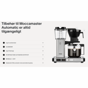 Moccamaster Automatic kaffemaskine KGB 53744 Børstet Stål - Billede 3
