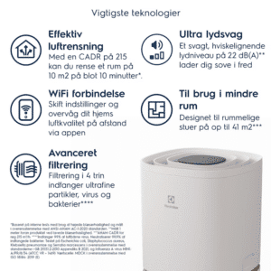 Electrolux EPO50351SW Pure 500 Luftrenser - Billede 2