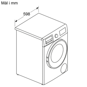 Siemens ExtraKlasse WN54G2AEDN vaske/tørremaskine - iQ500 1400 o/m 10,5/6 kg - Energi E - På lager igen 5/7 2026 - Billede 12